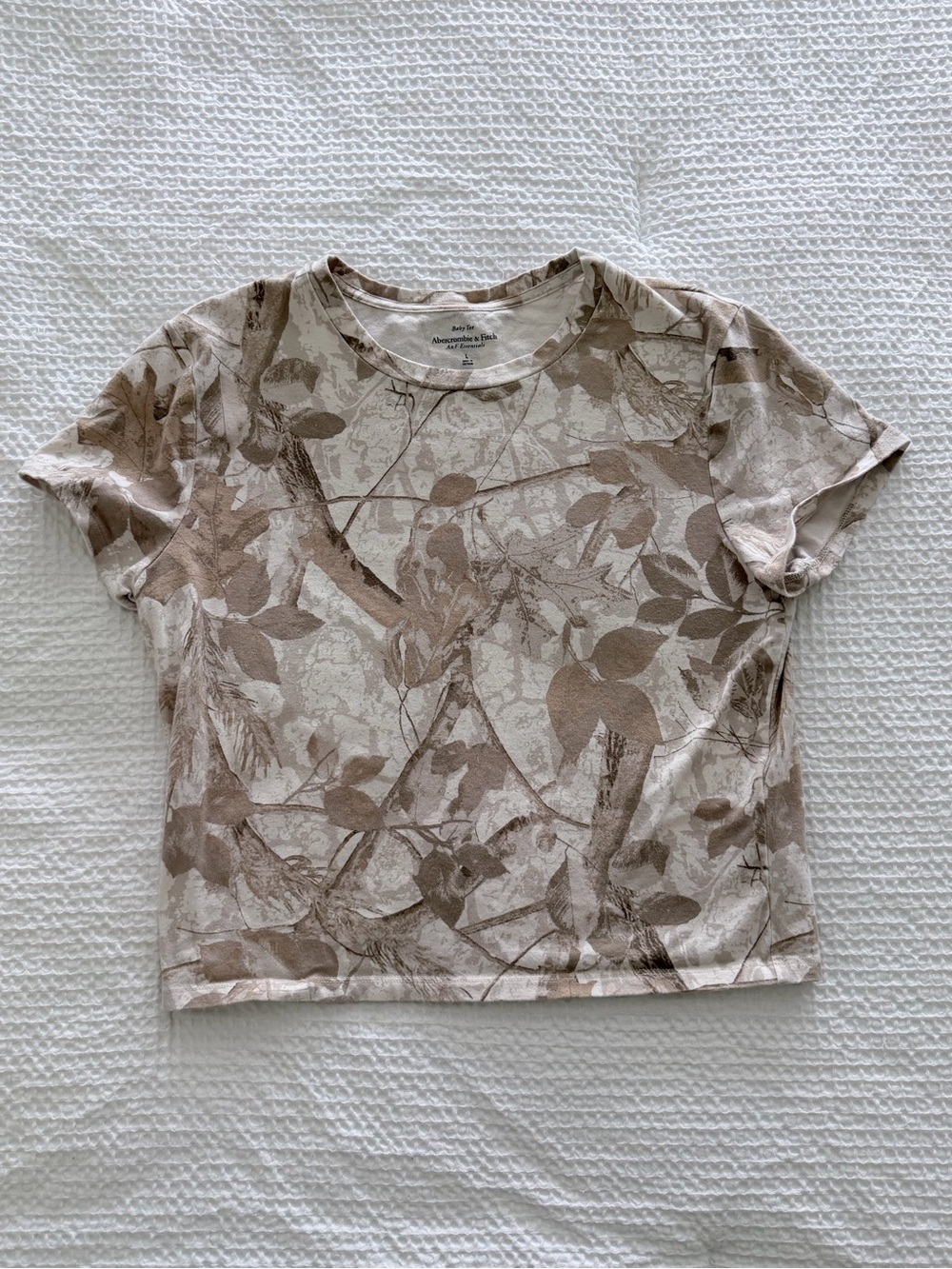 Abercrombie & Fitch Camo Baby Tee
